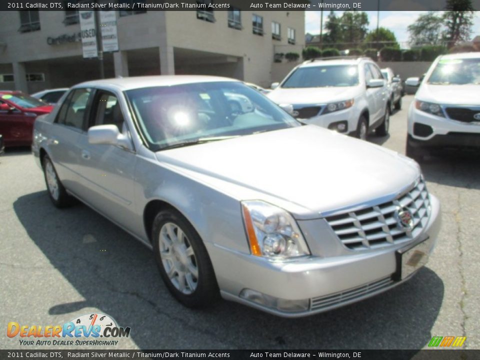 2011 Cadillac DTS Radiant Silver Metallic / Titanium/Dark Titanium Accents Photo #5