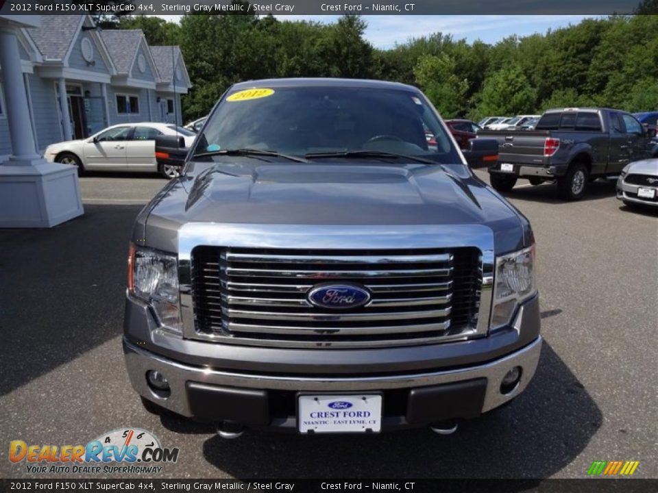 2012 Ford F150 XLT SuperCab 4x4 Sterling Gray Metallic / Steel Gray Photo #2