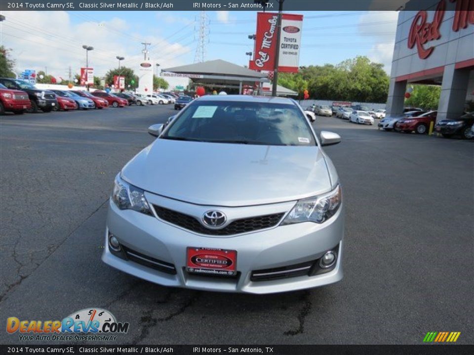 2014 Toyota Camry SE Classic Silver Metallic / Black/Ash Photo #3