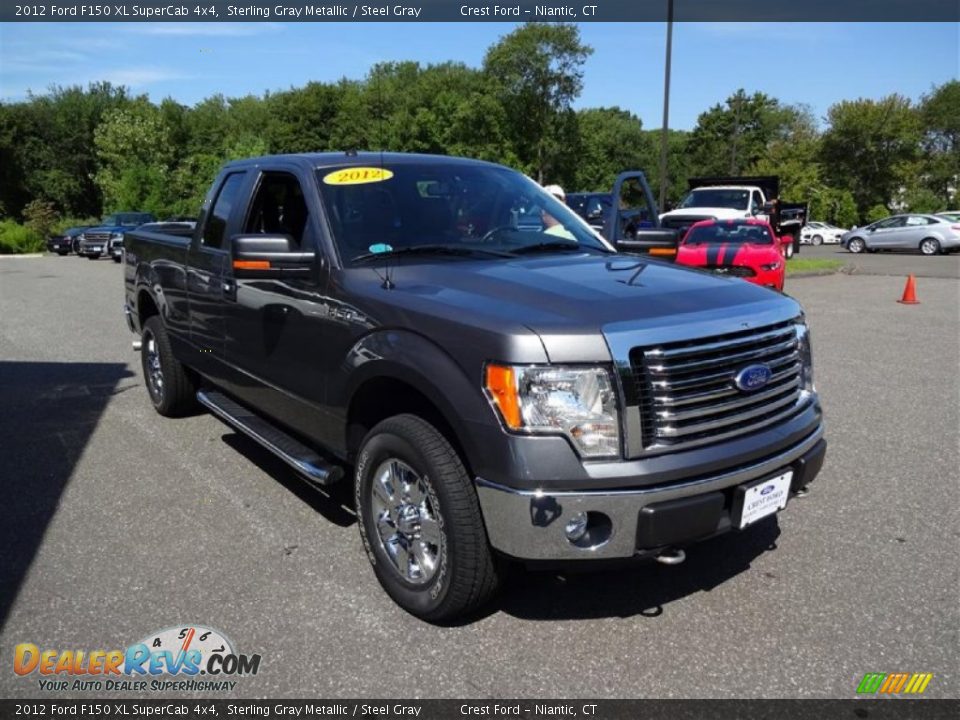 2012 Ford F150 XL SuperCab 4x4 Sterling Gray Metallic / Steel Gray Photo #1