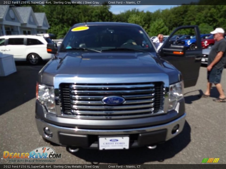 2012 Ford F150 XL SuperCab 4x4 Sterling Gray Metallic / Steel Gray Photo #2