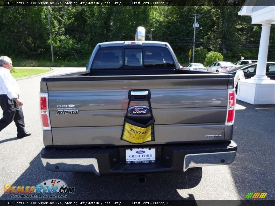 2012 Ford F150 XL SuperCab 4x4 Sterling Gray Metallic / Steel Gray Photo #6