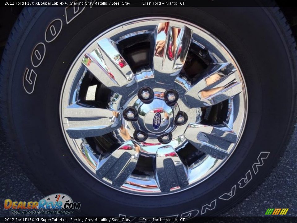 2012 Ford F150 XL SuperCab 4x4 Sterling Gray Metallic / Steel Gray Photo #8