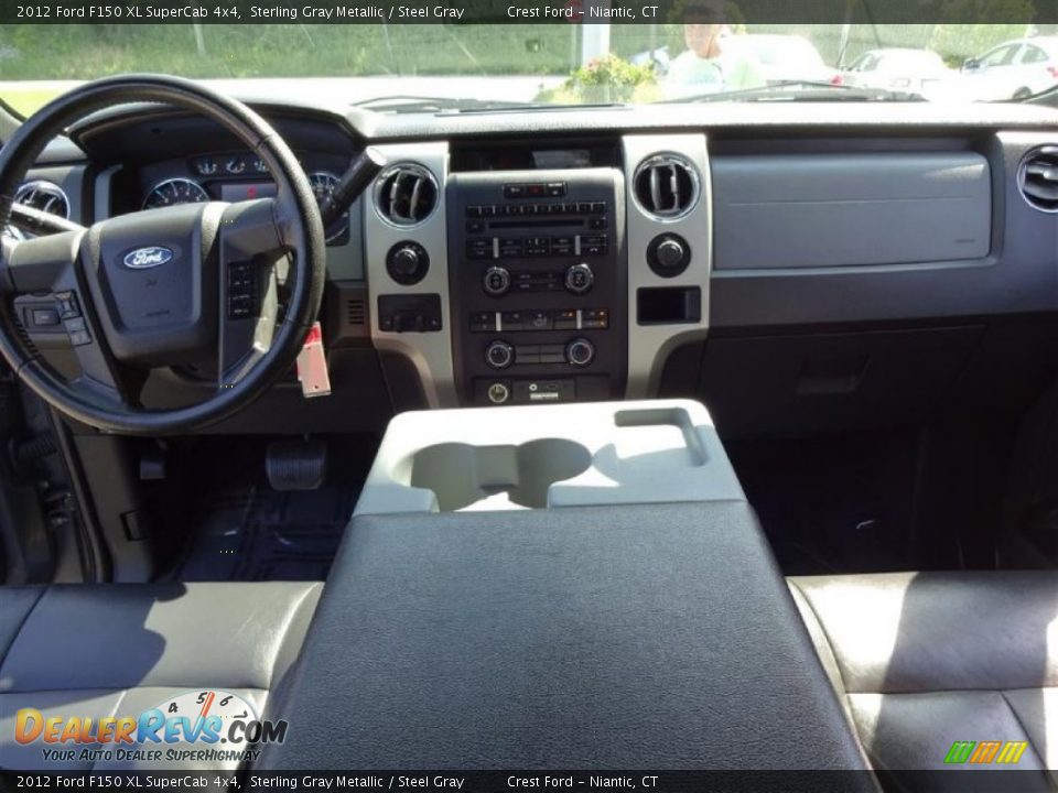 2012 Ford F150 XL SuperCab 4x4 Sterling Gray Metallic / Steel Gray Photo #11