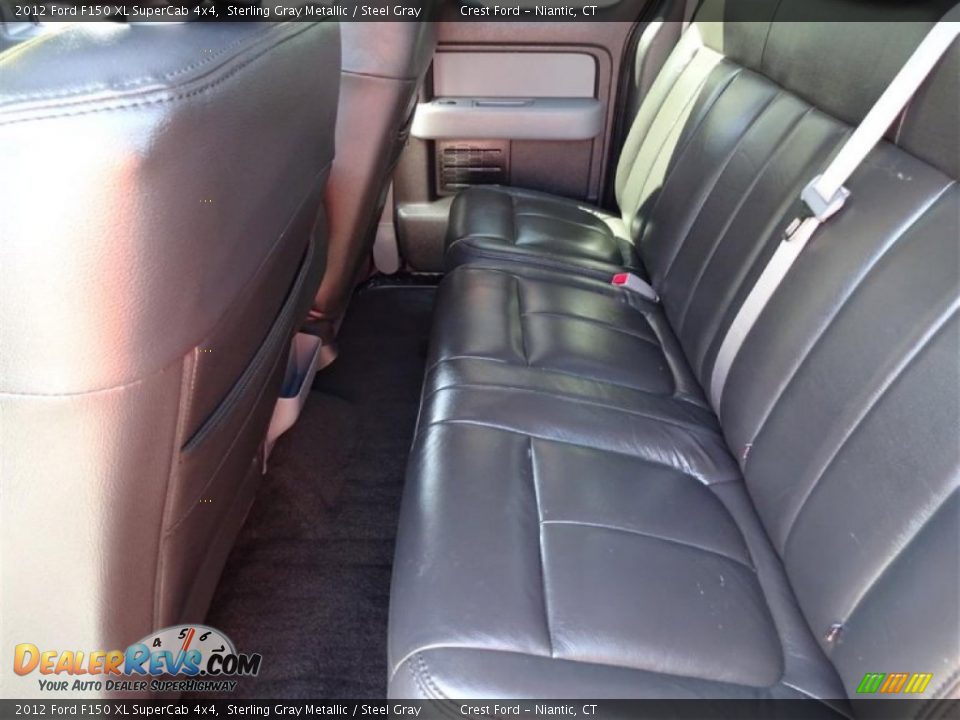 2012 Ford F150 XL SuperCab 4x4 Sterling Gray Metallic / Steel Gray Photo #12
