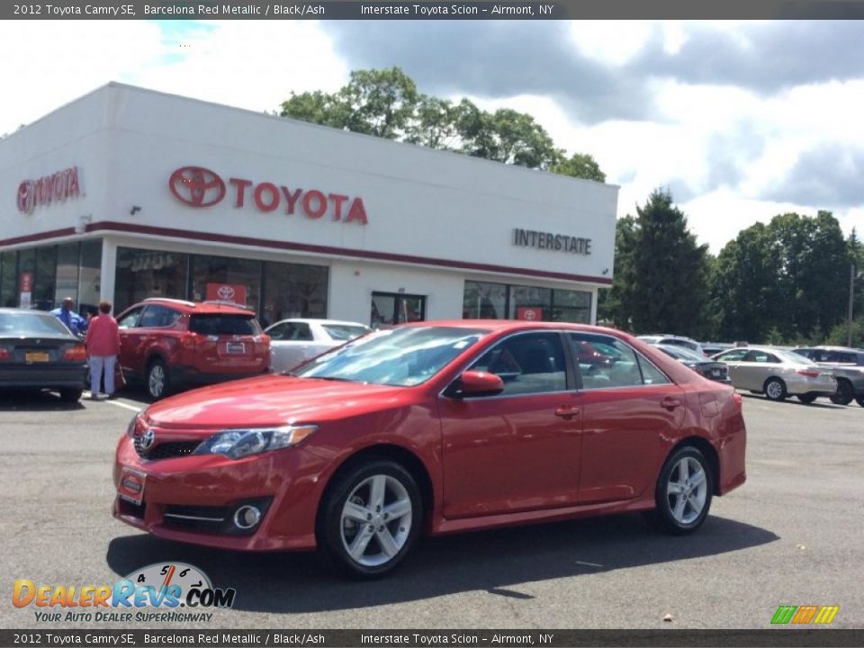 2012 Toyota Camry SE Barcelona Red Metallic / Black/Ash Photo #1