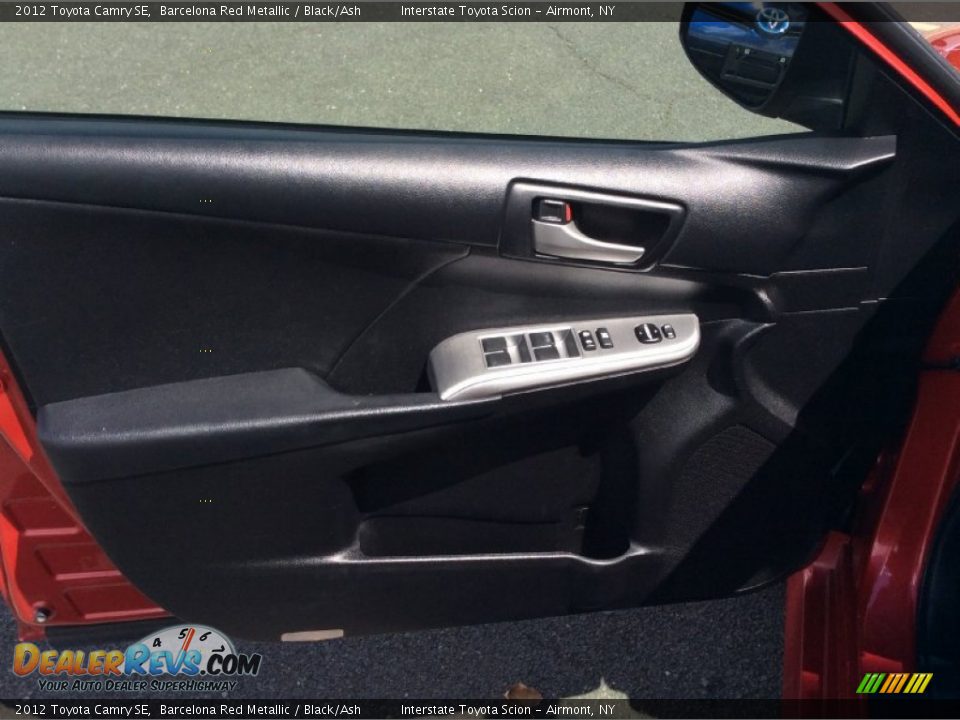 2012 Toyota Camry SE Barcelona Red Metallic / Black/Ash Photo #7