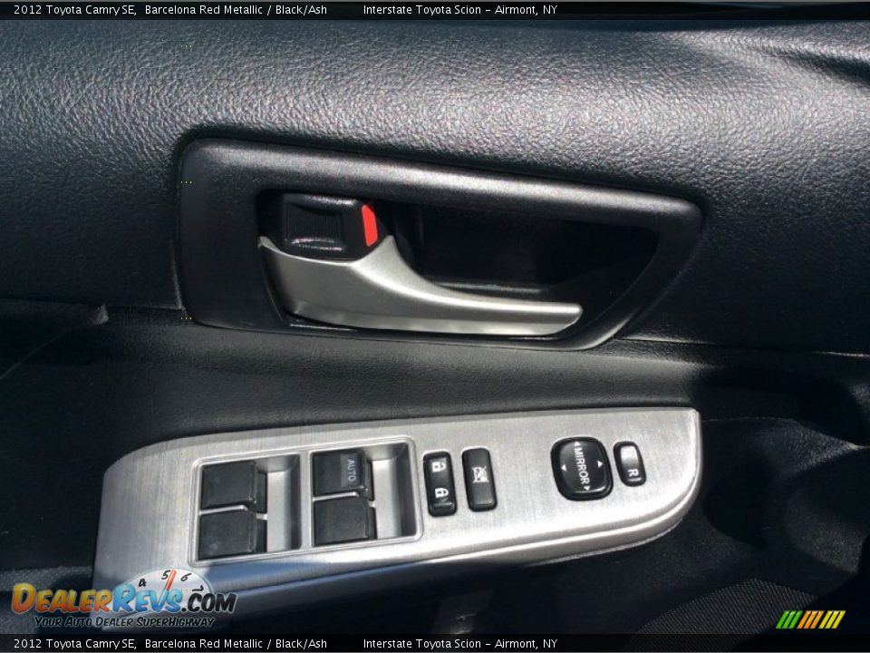 2012 Toyota Camry SE Barcelona Red Metallic / Black/Ash Photo #8
