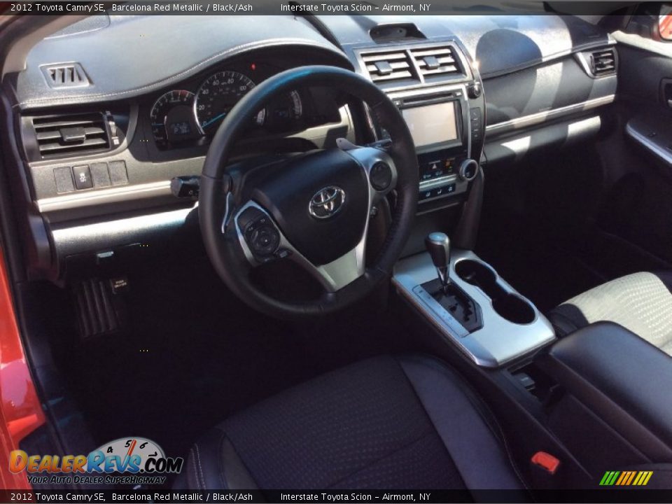 2012 Toyota Camry SE Barcelona Red Metallic / Black/Ash Photo #9