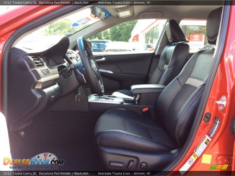 2012 Toyota Camry SE Barcelona Red Metallic / Black/Ash Photo #10