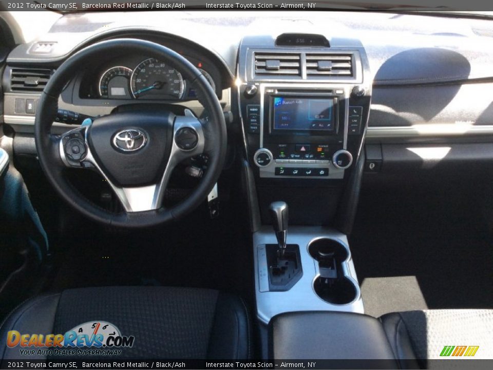 2012 Toyota Camry SE Barcelona Red Metallic / Black/Ash Photo #11