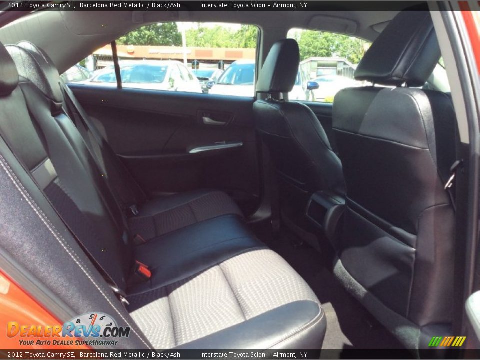 2012 Toyota Camry SE Barcelona Red Metallic / Black/Ash Photo #18