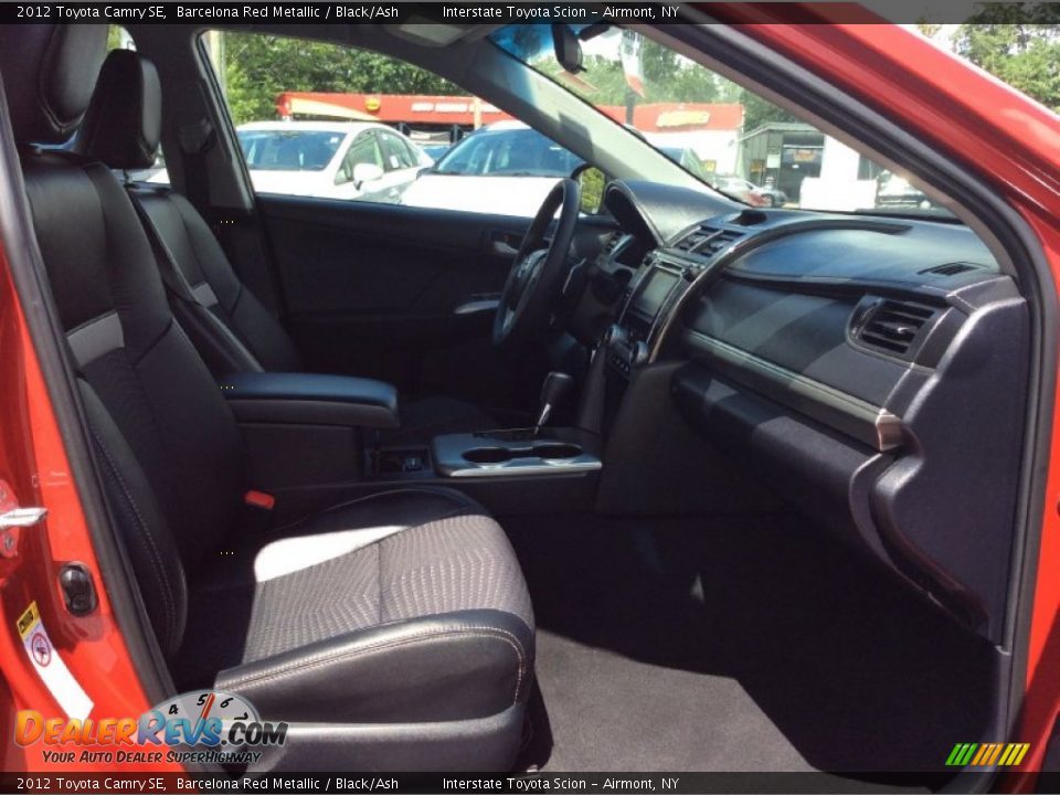 2012 Toyota Camry SE Barcelona Red Metallic / Black/Ash Photo #20