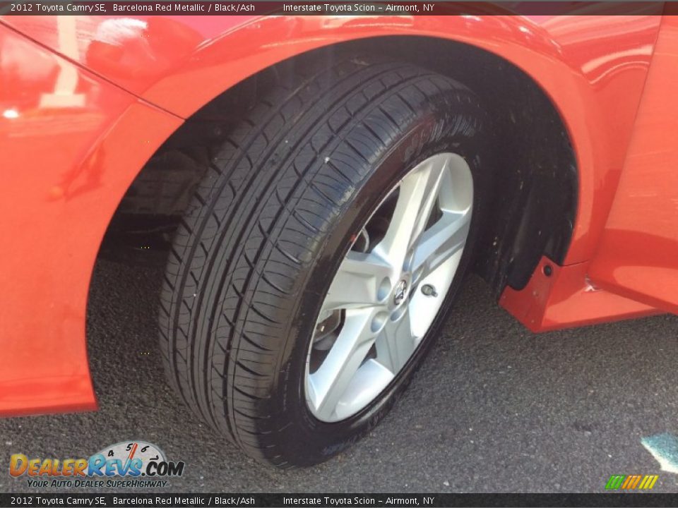 2012 Toyota Camry SE Barcelona Red Metallic / Black/Ash Photo #22