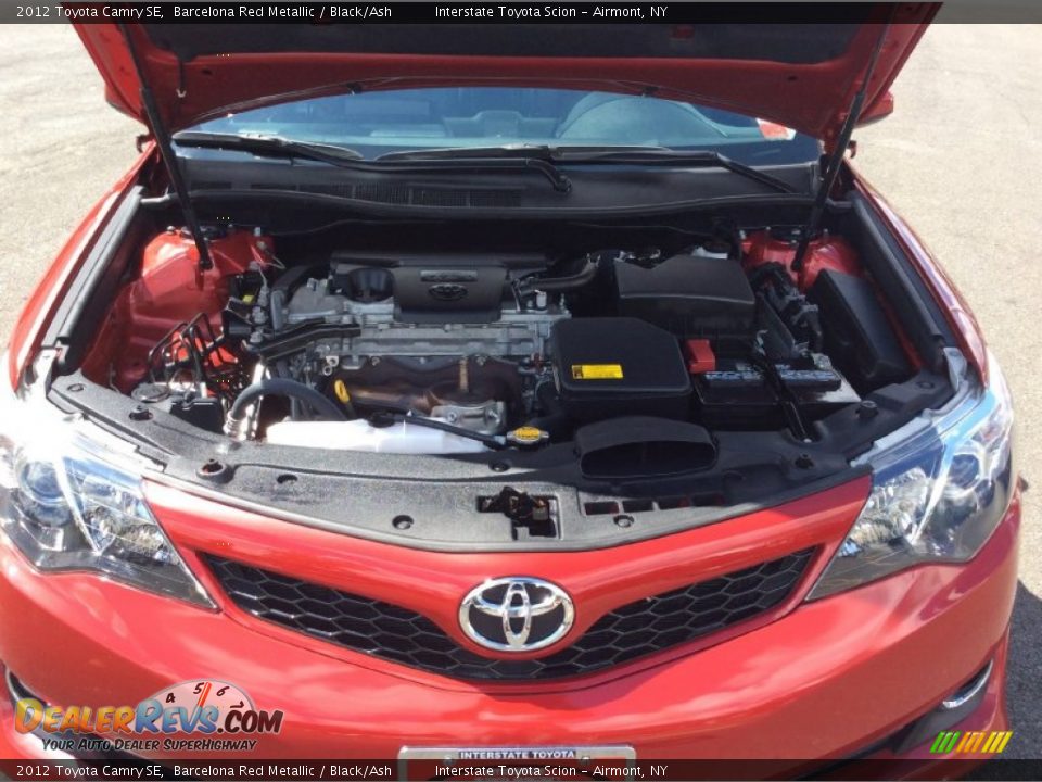 2012 Toyota Camry SE Barcelona Red Metallic / Black/Ash Photo #23