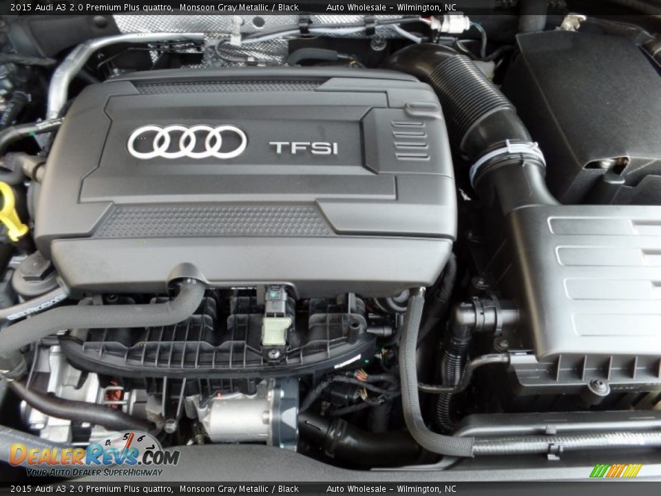 2015 Audi A3 2.0 Premium Plus quattro Monsoon Gray Metallic / Black Photo #6