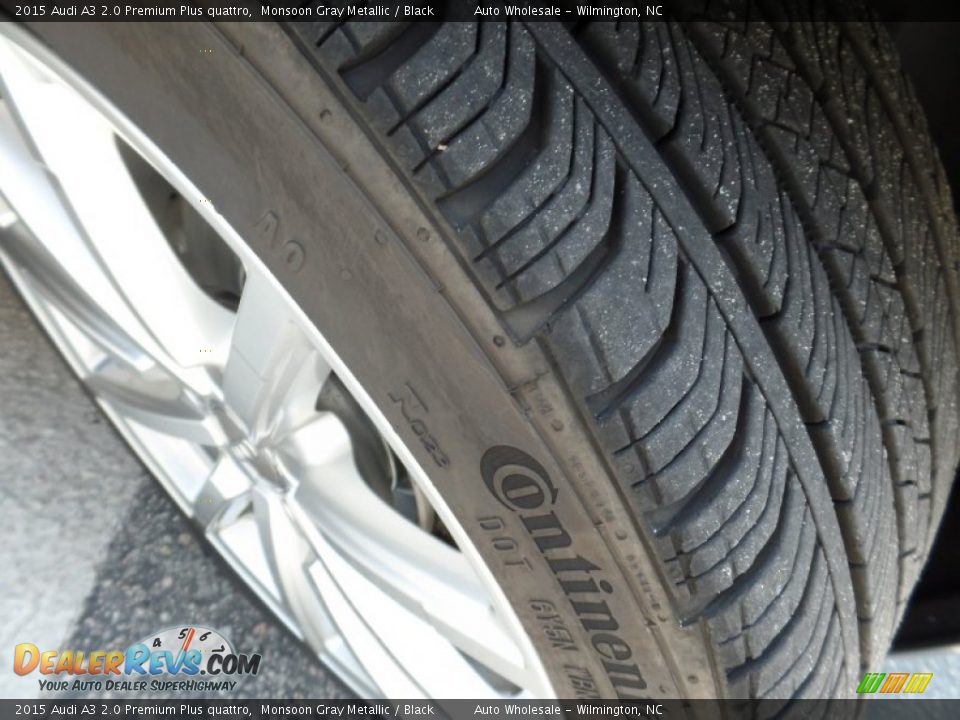 2015 Audi A3 2.0 Premium Plus quattro Monsoon Gray Metallic / Black Photo #8