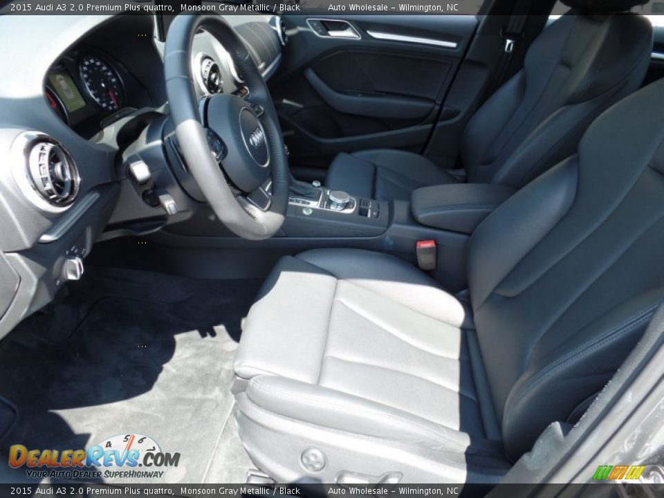 2015 Audi A3 2.0 Premium Plus quattro Monsoon Gray Metallic / Black Photo #10