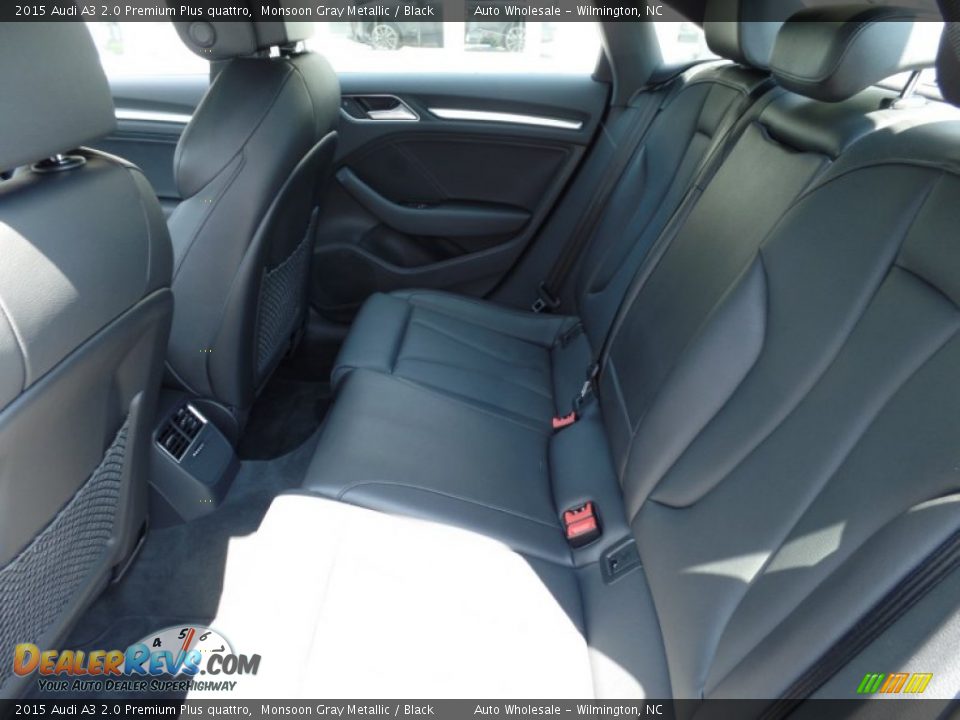 2015 Audi A3 2.0 Premium Plus quattro Monsoon Gray Metallic / Black Photo #12