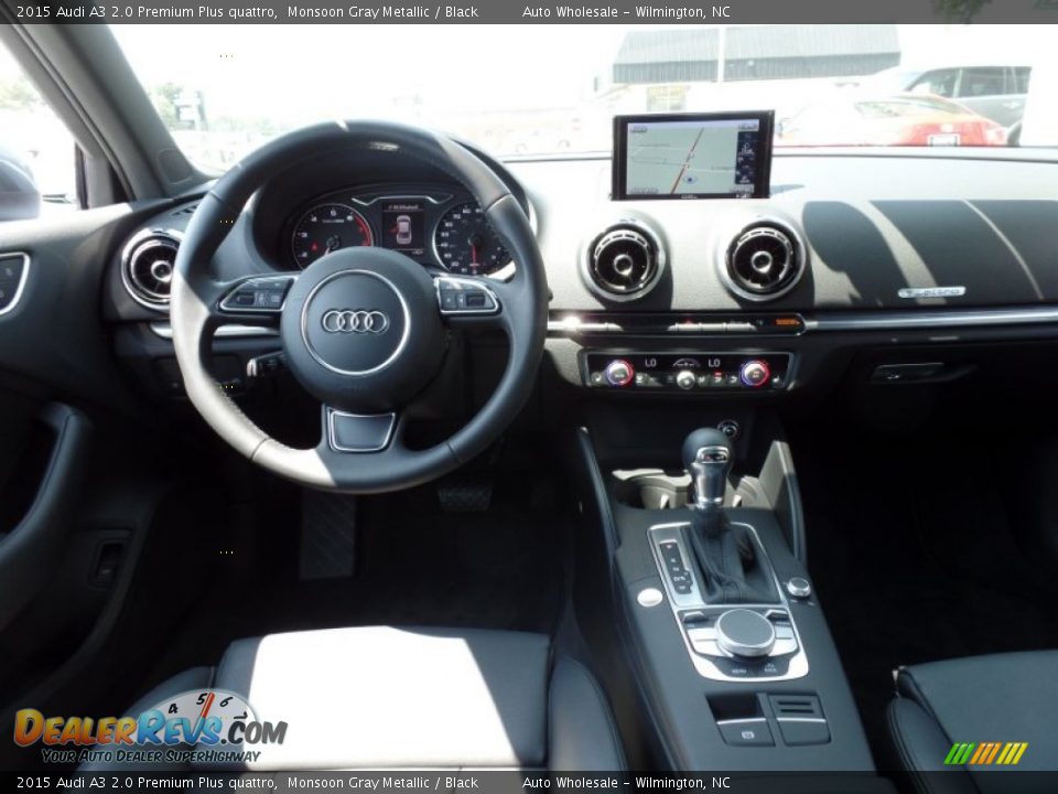 2015 Audi A3 2.0 Premium Plus quattro Monsoon Gray Metallic / Black Photo #15