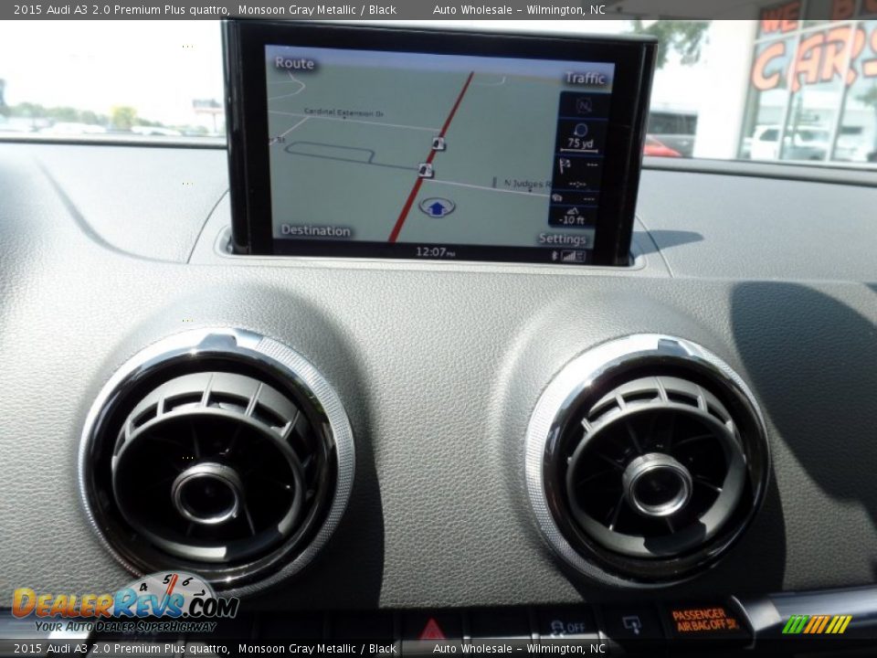 2015 Audi A3 2.0 Premium Plus quattro Monsoon Gray Metallic / Black Photo #17