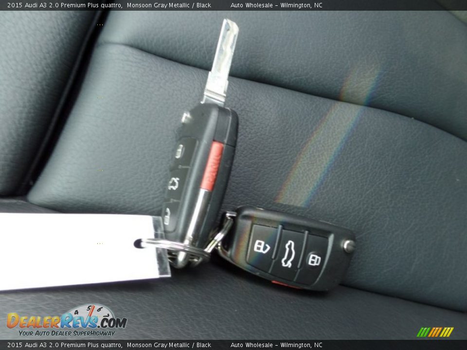 2015 Audi A3 2.0 Premium Plus quattro Monsoon Gray Metallic / Black Photo #20