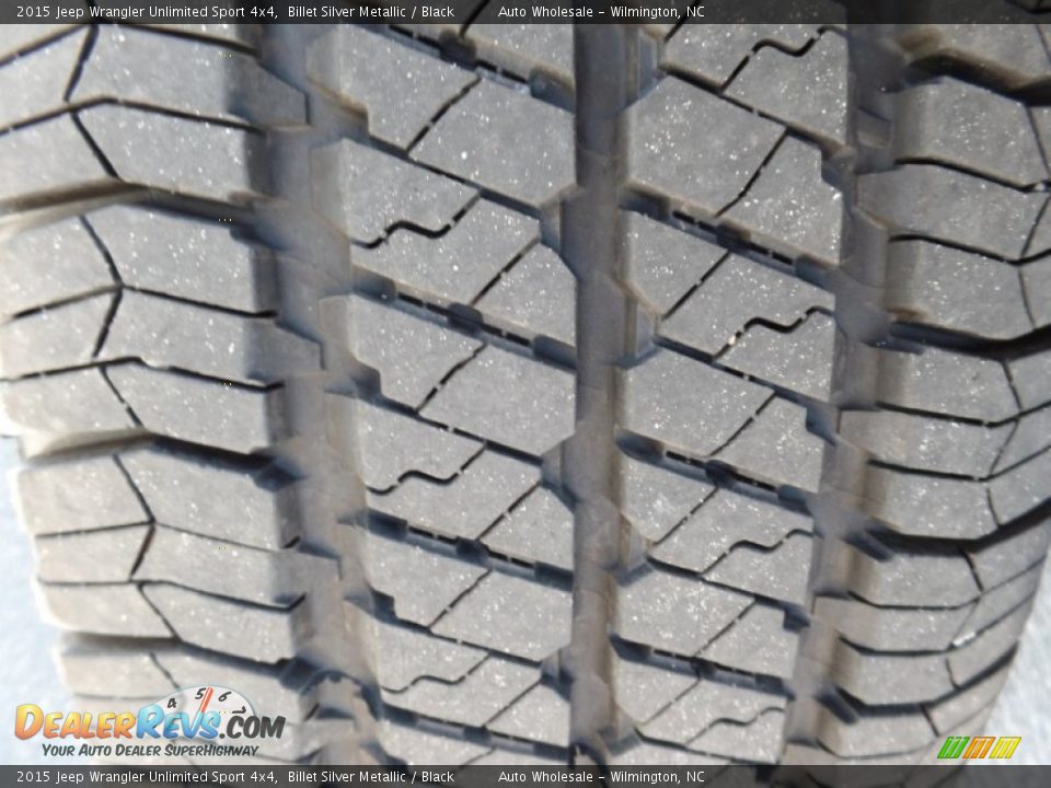 2015 Jeep Wrangler Unlimited Sport 4x4 Billet Silver Metallic / Black Photo #10
