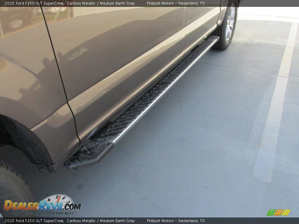 2015 Ford F150 XLT SuperCrew Caribou Metallic / Medium Earth Gray Photo #12