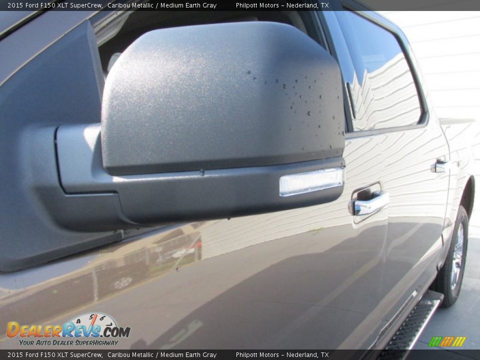 2015 Ford F150 XLT SuperCrew Caribou Metallic / Medium Earth Gray Photo #13