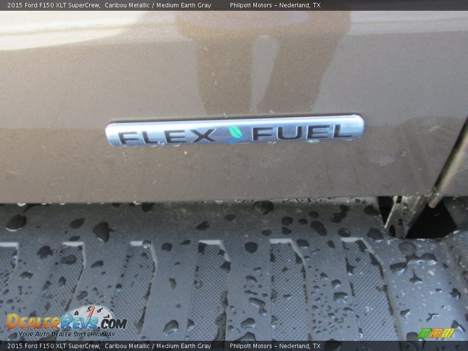 2015 Ford F150 XLT SuperCrew Caribou Metallic / Medium Earth Gray Photo #16
