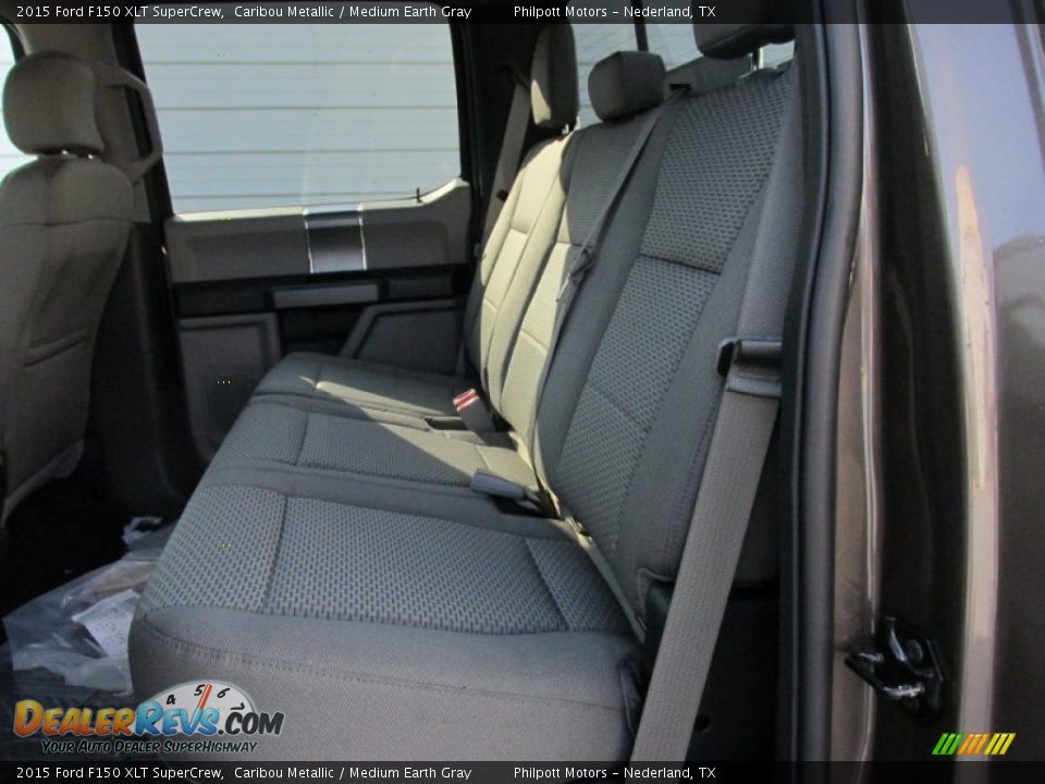 2015 Ford F150 XLT SuperCrew Caribou Metallic / Medium Earth Gray Photo #19