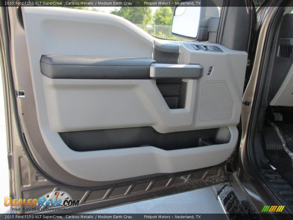 2015 Ford F150 XLT SuperCrew Caribou Metallic / Medium Earth Gray Photo #20