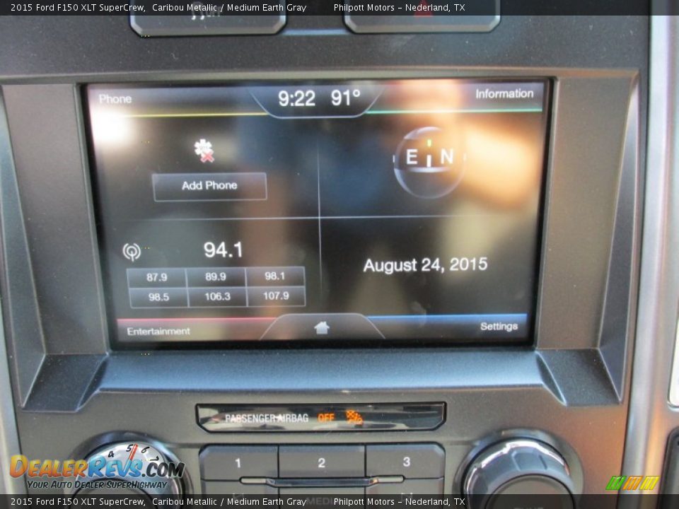 2015 Ford F150 XLT SuperCrew Caribou Metallic / Medium Earth Gray Photo #26