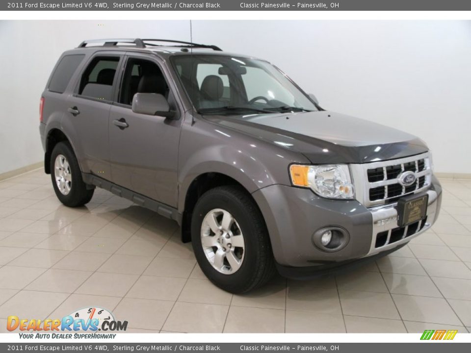 2011 Ford Escape Limited V6 4WD Sterling Grey Metallic / Charcoal Black Photo #1
