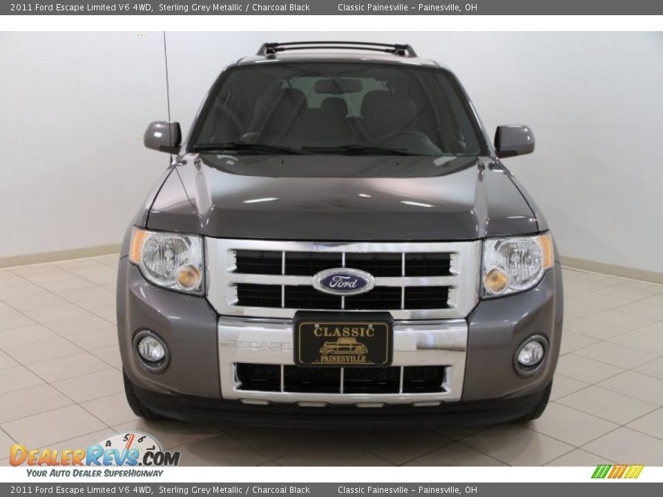 2011 Ford Escape Limited V6 4WD Sterling Grey Metallic / Charcoal Black Photo #2