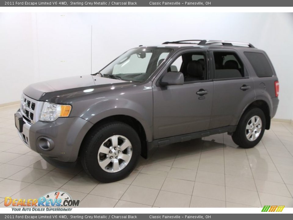 2011 Ford Escape Limited V6 4WD Sterling Grey Metallic / Charcoal Black Photo #3