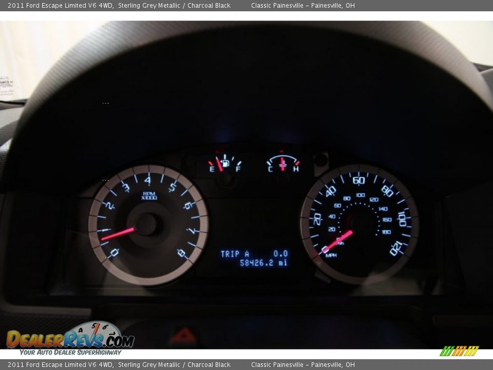 2011 Ford Escape Limited V6 4WD Sterling Grey Metallic / Charcoal Black Photo #7
