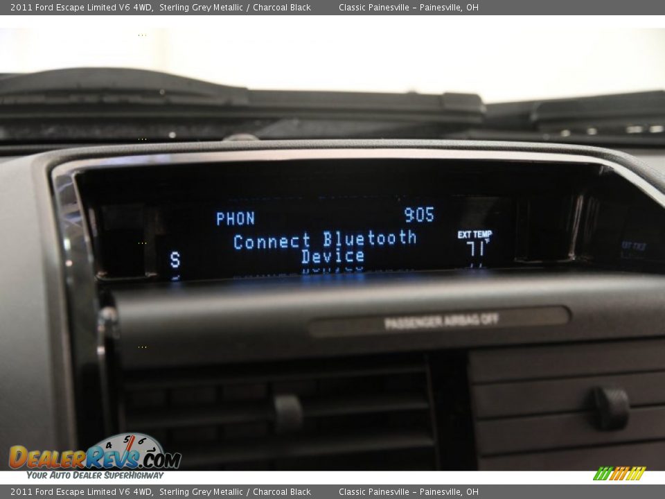 2011 Ford Escape Limited V6 4WD Sterling Grey Metallic / Charcoal Black Photo #9
