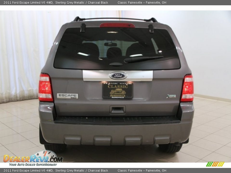 2011 Ford Escape Limited V6 4WD Sterling Grey Metallic / Charcoal Black Photo #13