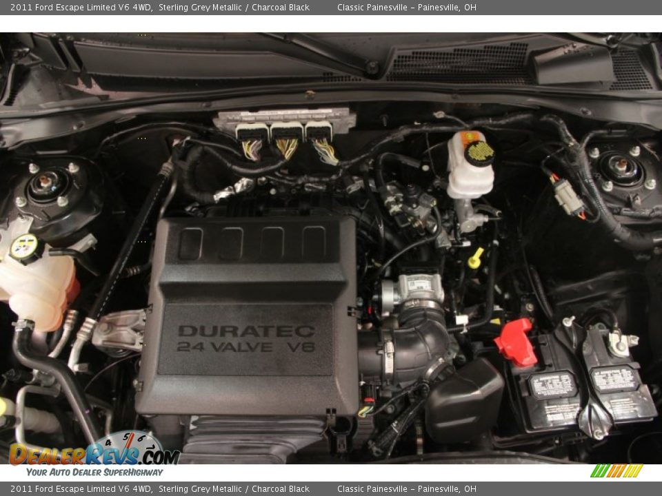 2011 Ford Escape Limited V6 4WD Sterling Grey Metallic / Charcoal Black Photo #14