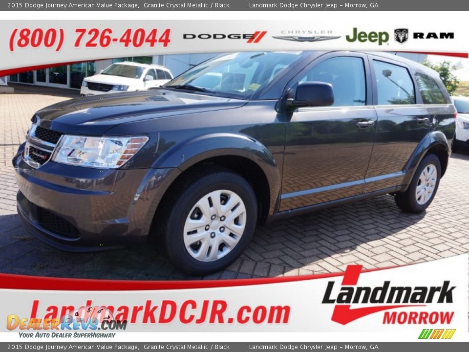 2015 Dodge Journey American Value Package Granite Crystal Metallic / Black Photo #1