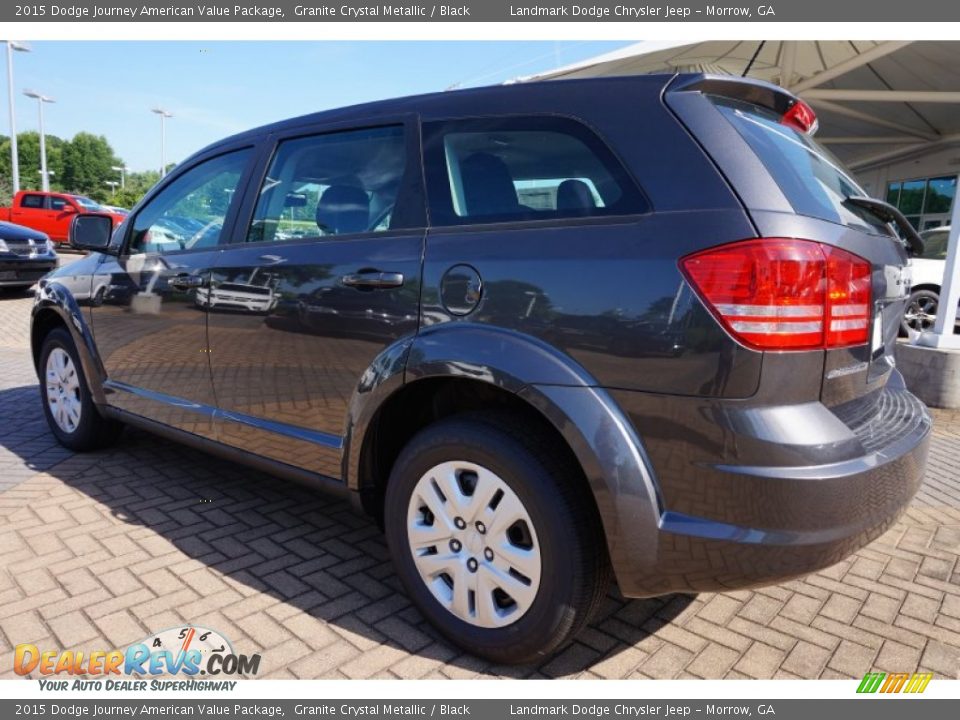 2015 Dodge Journey American Value Package Granite Crystal Metallic / Black Photo #2