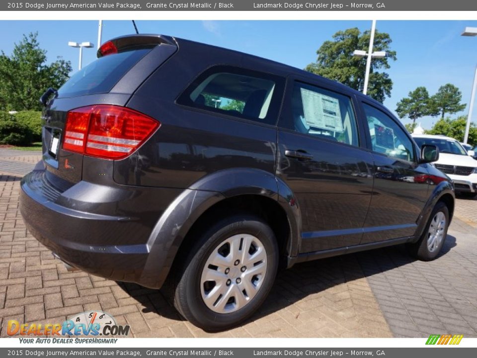 2015 Dodge Journey American Value Package Granite Crystal Metallic / Black Photo #3