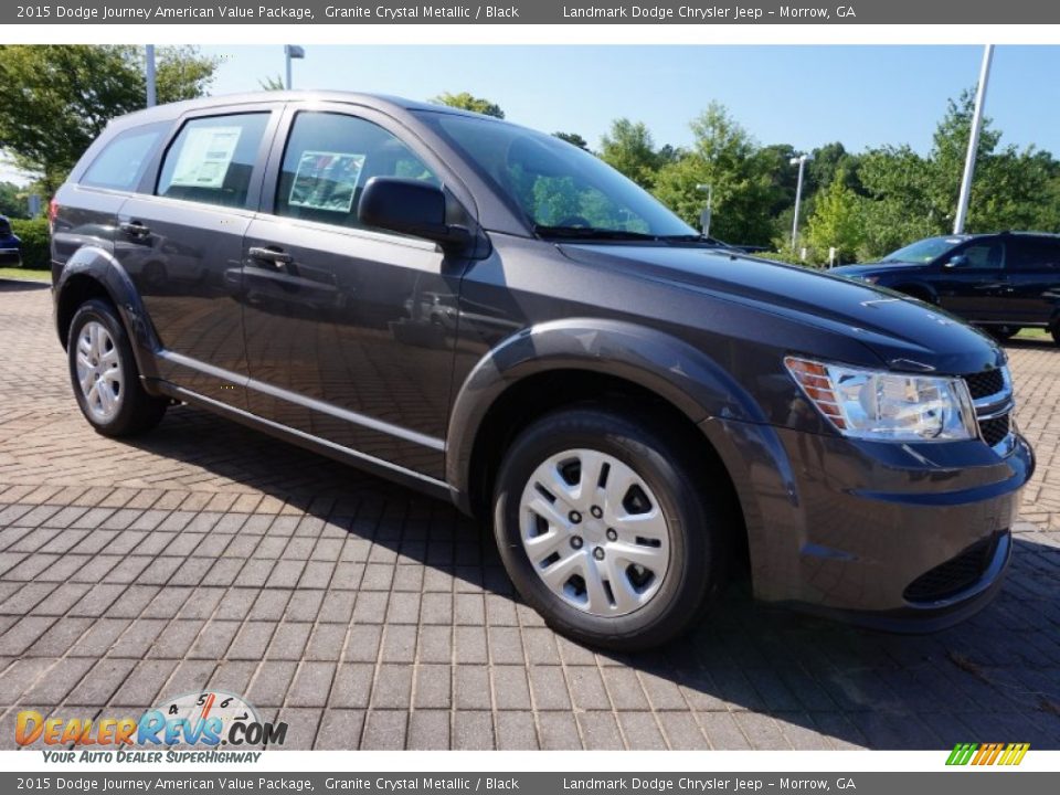 2015 Dodge Journey American Value Package Granite Crystal Metallic / Black Photo #4