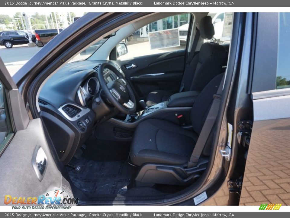 2015 Dodge Journey American Value Package Granite Crystal Metallic / Black Photo #6