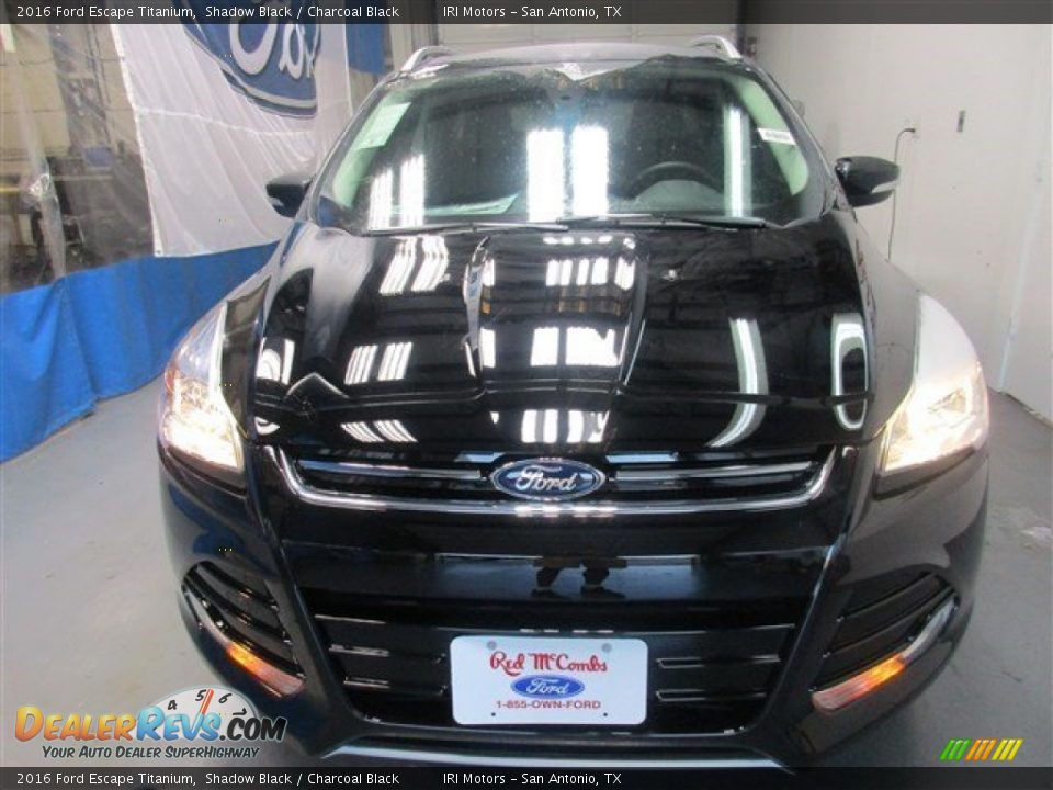 2016 Ford Escape Titanium Shadow Black / Charcoal Black Photo #2