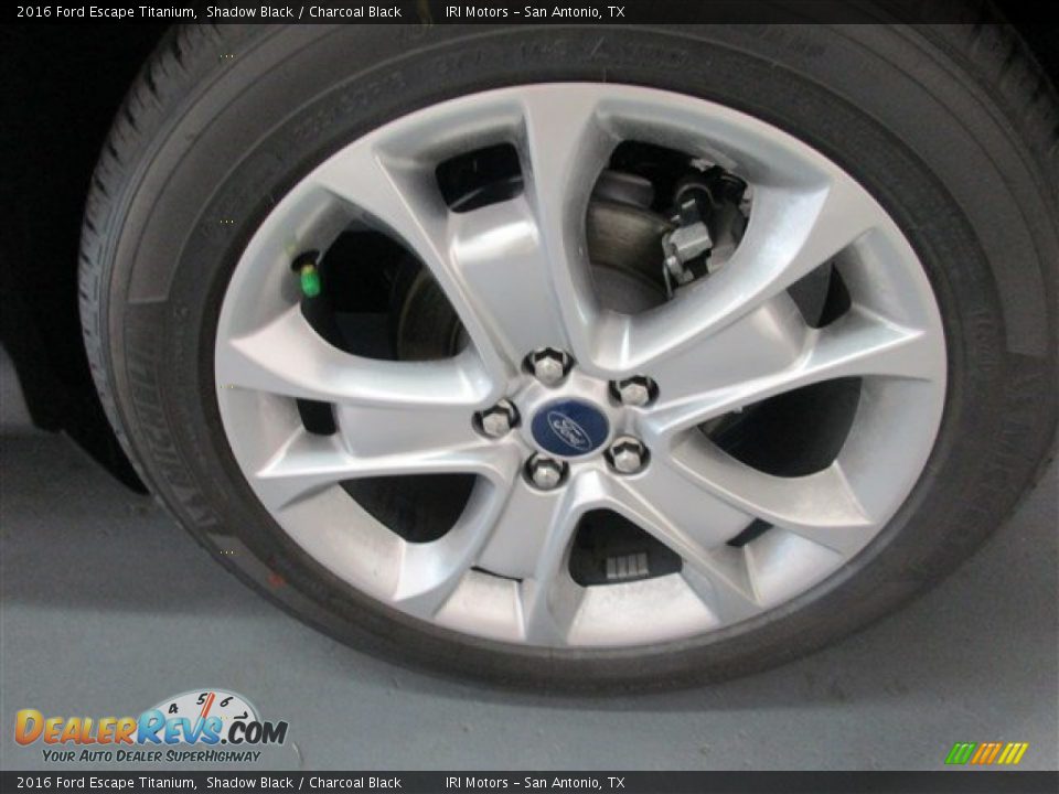 2016 Ford Escape Titanium Shadow Black / Charcoal Black Photo #4