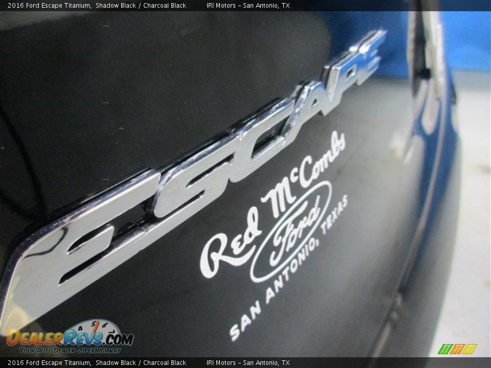 2016 Ford Escape Titanium Shadow Black / Charcoal Black Photo #6