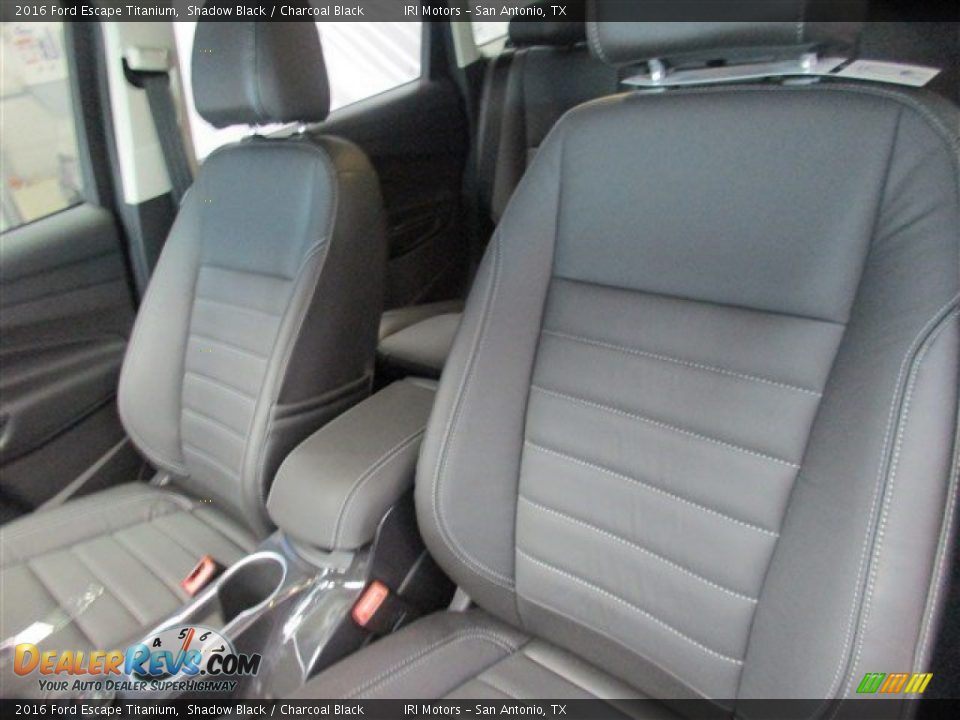 2016 Ford Escape Titanium Shadow Black / Charcoal Black Photo #9