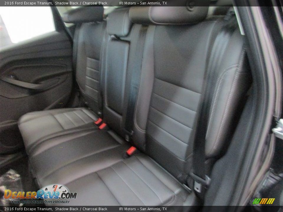 2016 Ford Escape Titanium Shadow Black / Charcoal Black Photo #10